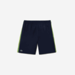 Men Lacoste V0ZN17 Navy Blue 166 Recycled Polyester Tennis Shorts