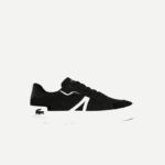 Men Lacoste V0ZN1801 Black & White 312 L004 Canvas Sneakers