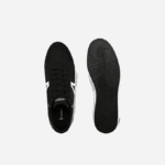 Men Lacoste V0ZN1801 Black & White 312 L004 Canvas Sneakers - Image 4
