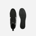 Men Lacoste V0ZN1804 Black & White 312 L004 Mid Canvas Sneakers - Image 4