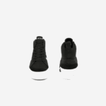 Men Lacoste V0ZN1804 Black & White 312 L004 Mid Canvas Sneakers - Image 5