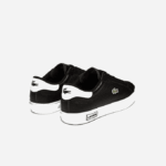 Men Lacoste V0ZN1805 Black & White 312 Powercourt Leather Sneakers - Image 3
