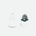 Men Lacoste V0ZN1806 White & Dark Green 1R5 Powercourt Leather Sneakers - Image 5