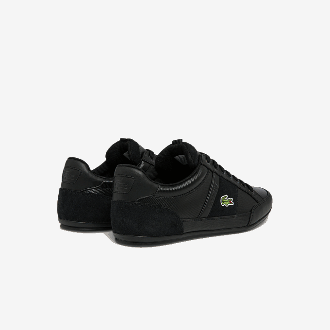 Men Lacoste V0ZN1807 Black 02H Chaymon BL Leather and Synthetic Tonal Sneakers - Image 3