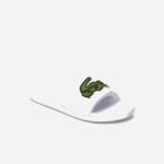 Men Lacoste V0ZN1809 White/Green 082 Croco Synthetic Slides