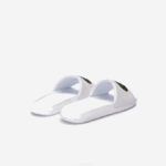 Men Lacoste V0ZN1809 White/Green 082 Croco Synthetic Slides - Image 3