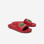 Men Lacoste V0ZN1810 Red Green T2Q Croco Synthetic Slides - Image 2
