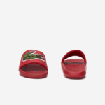 Men Lacoste V0ZN1810 Red Green T2Q Croco Synthetic Slides - Image 4