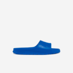 Men Lacoste V0ZN1812 Blue 11C Croco 2.0 Synthetic Logo Slides