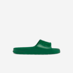 Men Lacoste V0ZN1814 Green GG2 Croco 2.0 Synthetic Logo Slides