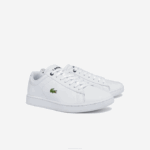Men Lacoste V0ZN1815 White & Navy 042 Carnaby BL Leather Sneakers - Image 2