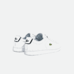 Men Lacoste V0ZN1815 White & Navy 042 Carnaby BL Leather Sneakers - Image 3