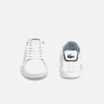 Men Lacoste V0ZN1815 White & Navy 042 Carnaby BL Leather Sneakers - Image 5