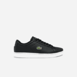 Men Lacoste V0ZN1816 Black & White 312 Carnaby BL Leather Sneakers