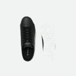 Men Lacoste V0ZN1816 Black & White 312 Carnaby BL Leather Sneakers - Image 4