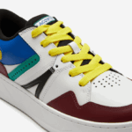 Men Lacoste V0ZN1822 Burgundy White 2H2 L005 Leather Sneakers - Image 6