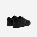 Men Lacoste V0ZN1824 Black 02H L005 Leather Sneakers - Image 3