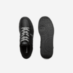 Men Lacoste V0ZN1824 Black 02H L005 Leather Sneakers - Image 4