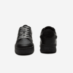 Men Lacoste V0ZN1824 Black 02H L005 Leather Sneakers - Image 5