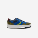 Men Lacoste V0ZN1825 Navy Khaki AH9 L005 Leather Sneakers