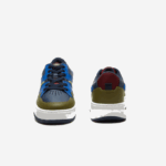 Men Lacoste V0ZN1825 Navy Khaki AH9 L005 Leather Sneakers - Image 5
