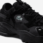 Men Lacoste V0ZN1826 Black 02H L-Guard Breaker Textile and Suede Sneakers - Image 5