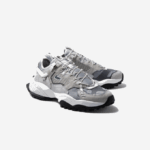Men Lacoste V0ZN1827 Light Grey & Black GB7 L-Guard Breaker Textile and Suede Sneakers - Image 2