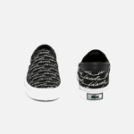 Men Lacoste V0ZN1828 Black & White 312 Jump Serve Canvas and Synthetic Slip on - Image 5