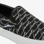 Men Lacoste V0ZN1828 Black & White 312 Jump Serve Canvas and Synthetic Slip on - Image 6