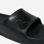 Men Lacoste V0ZN1831 Black 02H Croco 2.0 Synthetic Logo Strap Slides - Image 4