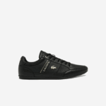 Men Lacoste V0ZN1833 Black 02H Chaymon Synthetic and Leather Sneakers