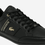 Men Lacoste V0ZN1833 Black 02H Chaymon Synthetic and Leather Sneakers - Image 6