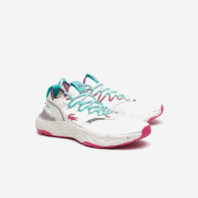 Men Lacoste V0ZN1834 White & Red 286 Re-Comfort Synthetic and Textile Sneakers - Image 2