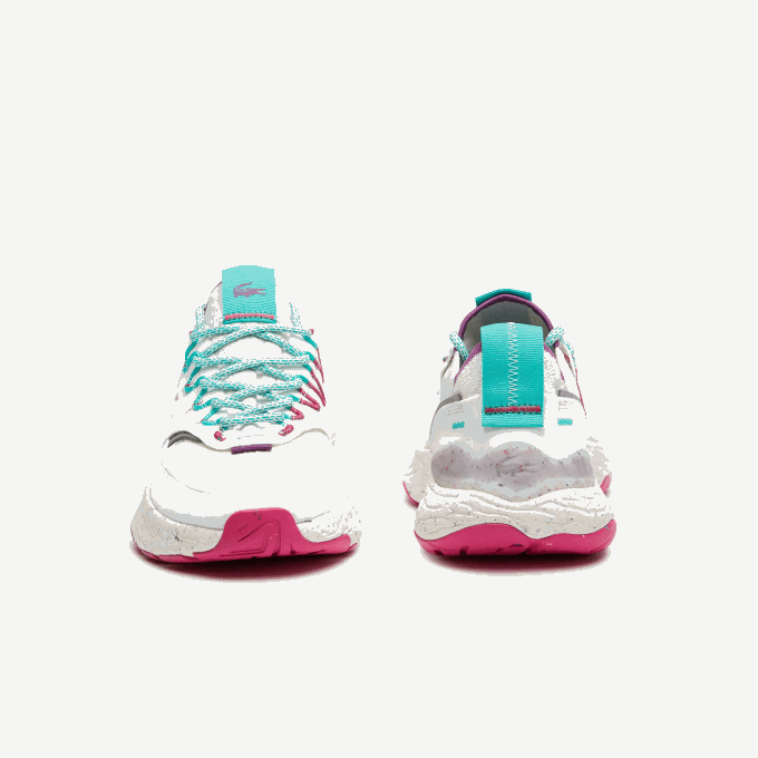 Men Lacoste V0ZN1834 White & Red 286 Re-Comfort Synthetic and Textile Sneakers - Image 5