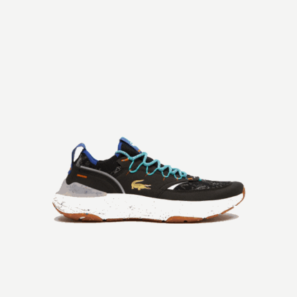 Men Lacoste V0ZN1835 Black & Off White 454 Re-Comfort Synthetic and Textile Sneakers