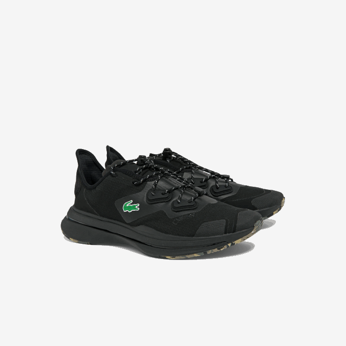 Men Lacoste V0ZN1838 Black 02H Run Spin Ultra GTX Textile Sneakers - Image 2