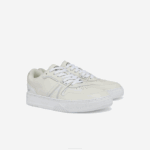 Men Lacoste V0ZN1839 White & Off White 65T L001 Leather Sneakers - Image 2