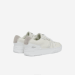 Men Lacoste V0ZN1839 White & Off White 65T L001 Leather Sneakers - Image 3