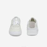 Men Lacoste V0ZN1839 White & Off White 65T L001 Leather Sneakers - Image 4