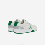 Men Lacoste V0ZN1840 White/Green 082 L001 Leather Sneakers - Image 3