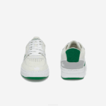 Men Lacoste V0ZN1840 White/Green 082 L001 Leather Sneakers - Image 5