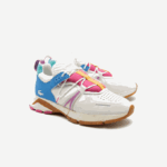 Men Lacoste V0ZN1842 White & Pink B53 L003 Eco Textile Sneakers - Image 2