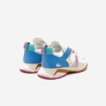Men Lacoste V0ZN1842 White & Pink B53 L003 Eco Textile Sneakers - Image 3