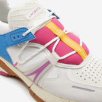Men Lacoste V0ZN1842 White & Pink B53 L003 Eco Textile Sneakers - Image 6
