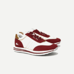 Men Lacoste V0ZN1844 Red BG7 L-Spin Textile Sneakers - Image 2