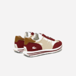 Men Lacoste V0ZN1844 Red BG7 L-Spin Textile Sneakers - Image 3