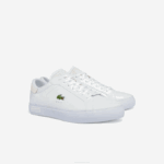 Men Lacoste V0ZN1845 White 21G Powercourt Burnished Leather Sneakers - Image 2