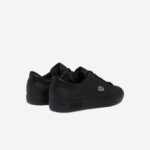 Men Lacoste V0ZN1846 Black 02H Powercourt Burnished Leather Sneakers - Image 3