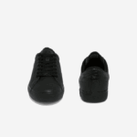 Men Lacoste V0ZN1846 Black 02H Powercourt Burnished Leather Sneakers - Image 5