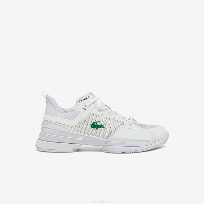 Men Lacoste V0ZN1851 White 21G AG-LT21 Ultra Textile Tennis Shoes - Image 1